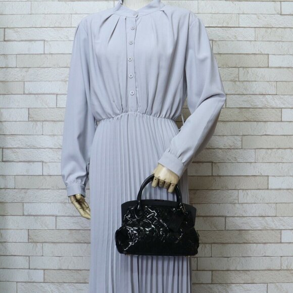 LOUIS VUITTON Black Monogram Leather Bag - Picture 2 of 6